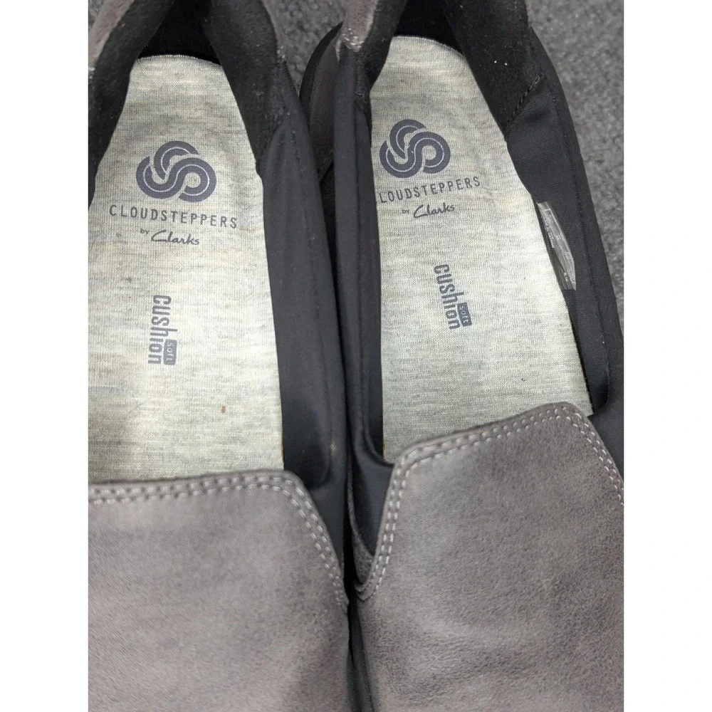 Cloudsteppers By Clarks Women's Size 8 M Rose Moon In Gray Comfort Wedge‎ 2.5